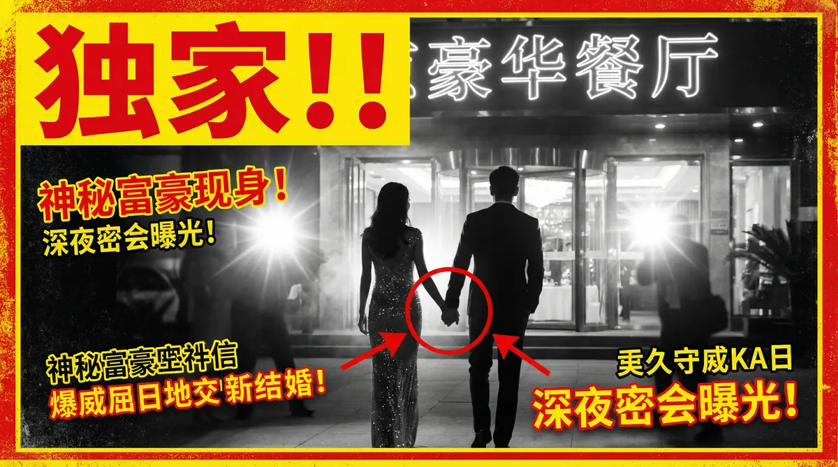 今日吃瓜 - 一线女星与神秘富商深夜密会独家偷拍照